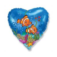 18″/45 cm Bohóchalak fólia léggömb, Flexmetal