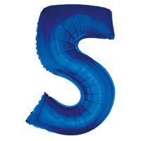 5. szám fólia lufi, 92cm