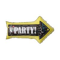 Party iránymutató nyíl fólia léggömb