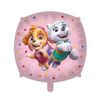 Paw Patrol Sky and Everest, fólia lufi, 18 (45 cm),