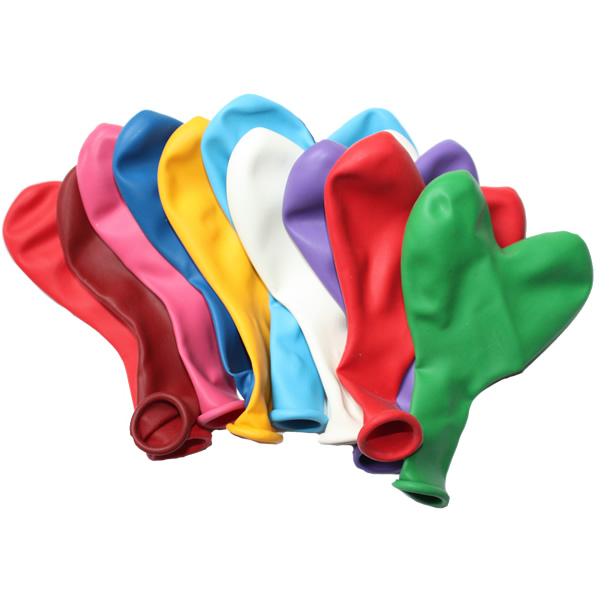 Lufi szív alakú, vegyes színek, 10 db/cs