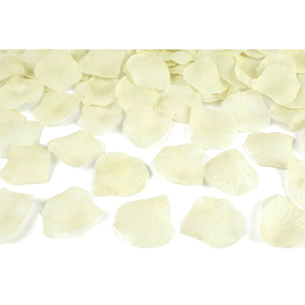 Konfetti kilövő ágyú, 40 cm, szirom krém