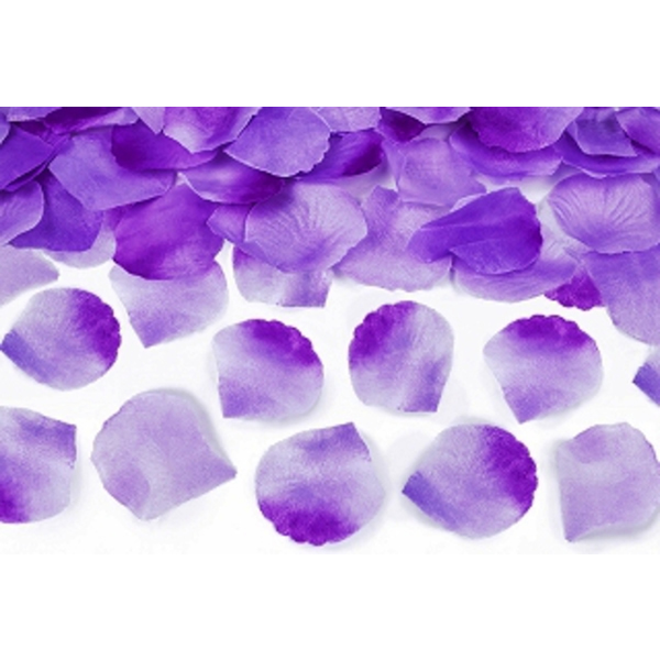 Konfetti kilövő ágyú, 40 cm, szirom, lila