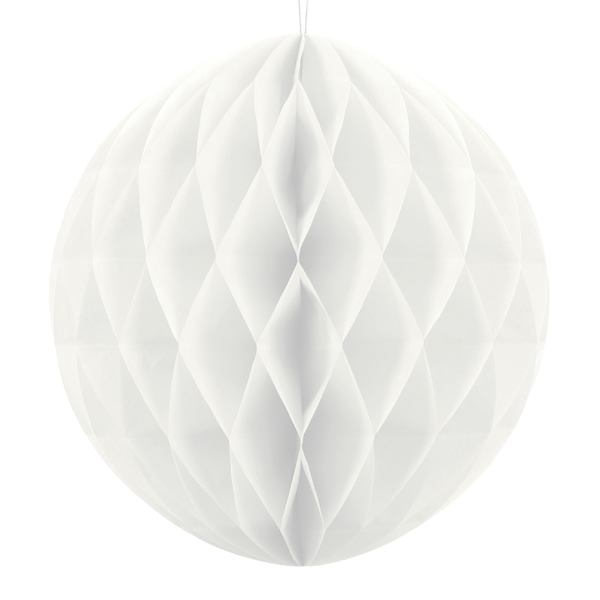 Gömb lampion 30 cm, fehér