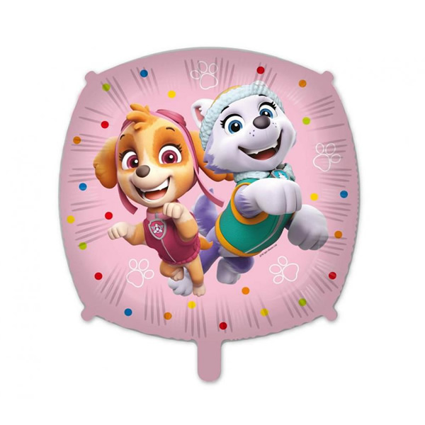 Paw Patrol Sky and Everest, fólia lufi, 18 (45 cm),