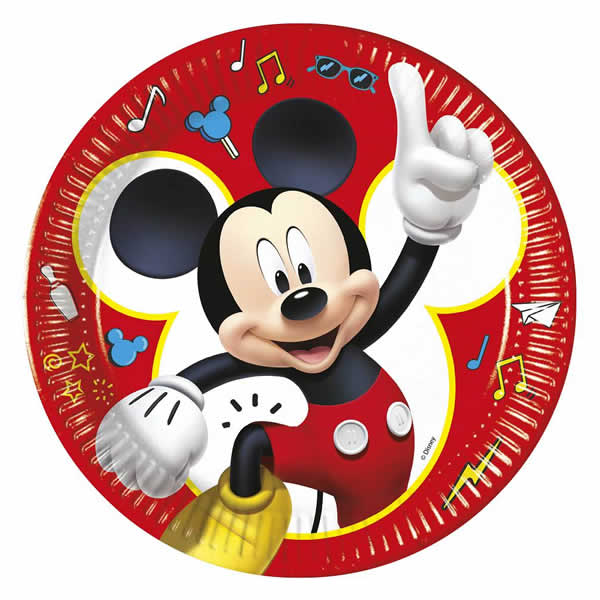 Party tányér, MICKEY MOUSE 8db/cs, 23cm